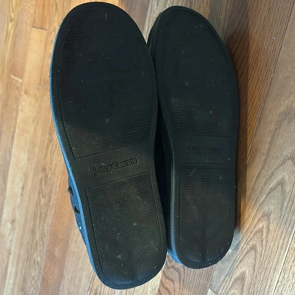 Juicy Couture faux fur studded black suede  boots Sz 10 - Picture 5 of 13